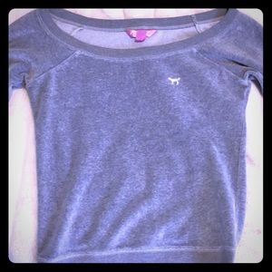 Pink Victoria’s Secret velour sweatshirt